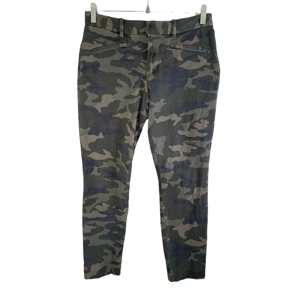 GAP Women's Mid Rise Skinny Ankle Denim Jeans Camouflage Print 6 Regular Casual